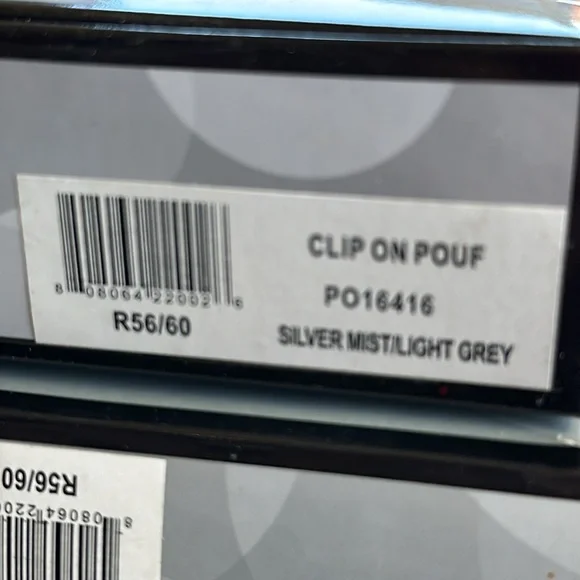 Brand new‎ hairdo hair do clip on hair Poof pouf silver mist light grey - Picture 7 of 7